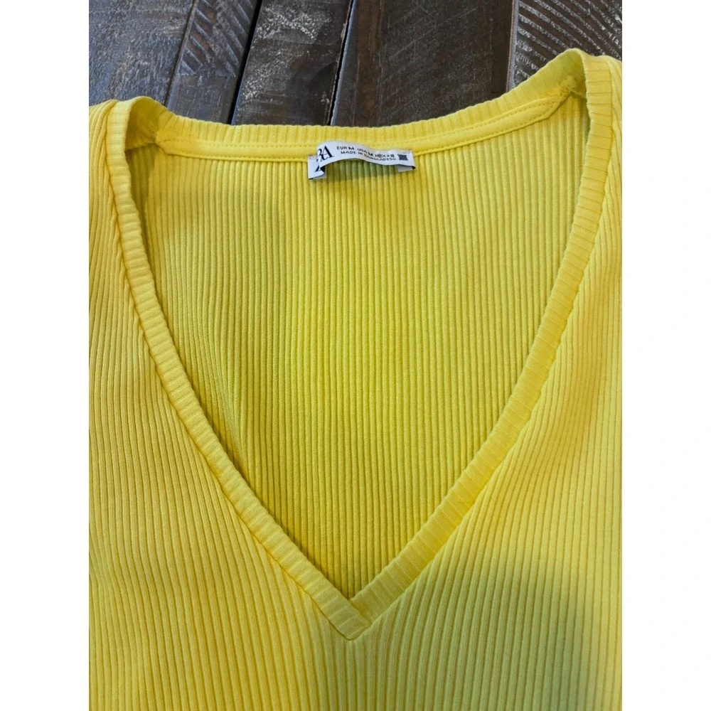 Zara vibrant yellow
